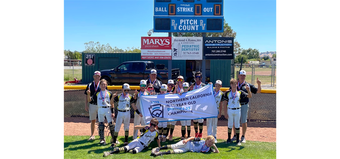 2022 9-11 All Star District 35 Champions RVLL